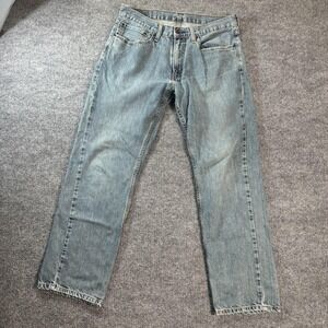Levis 559 Jeans Mens 34x30 Blue Light Wash Relaxed Straight Denim Pants